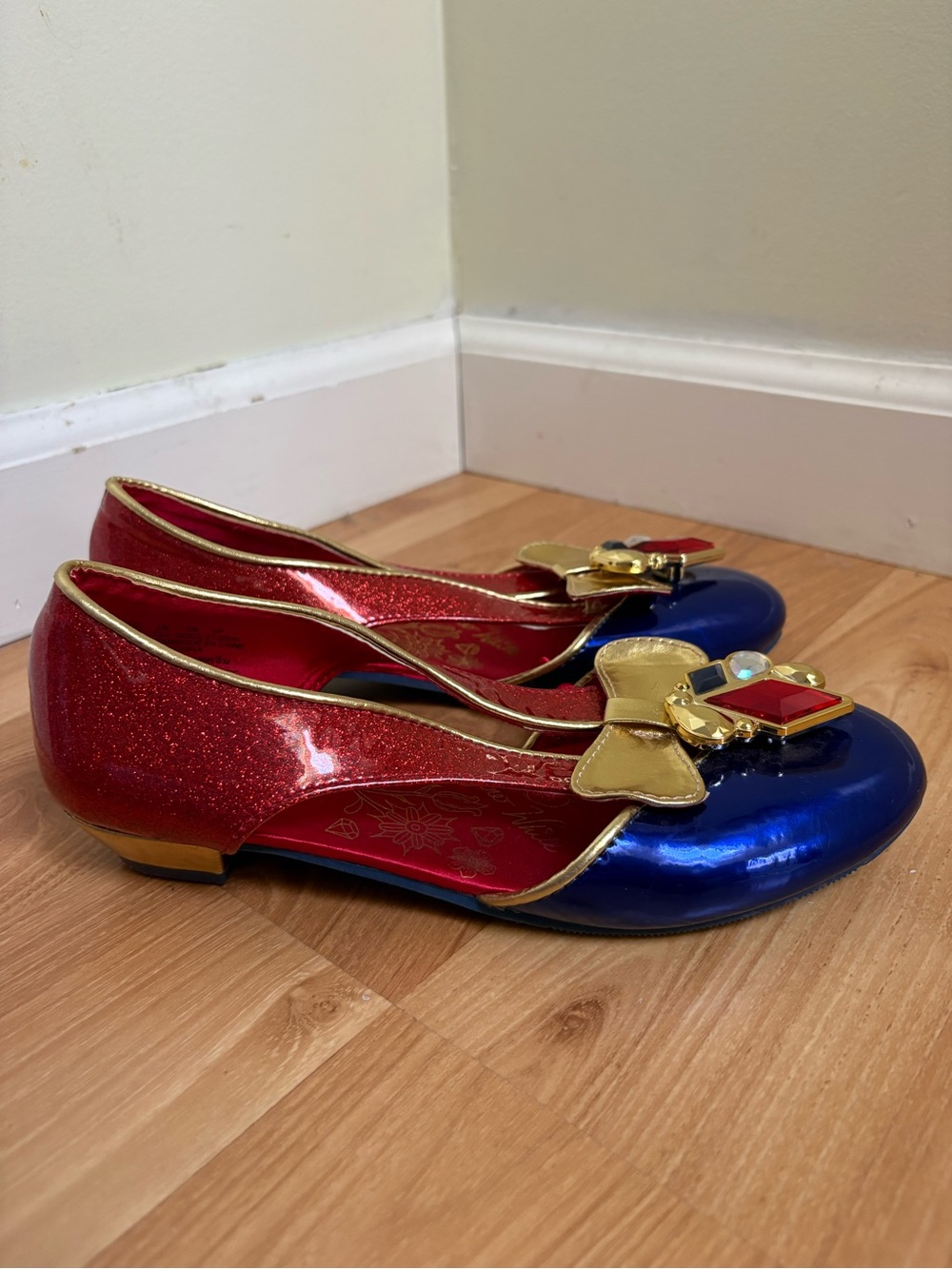Disney Snow White Blue and Red Jewel-Embellished Flats - Picture 5 of 9